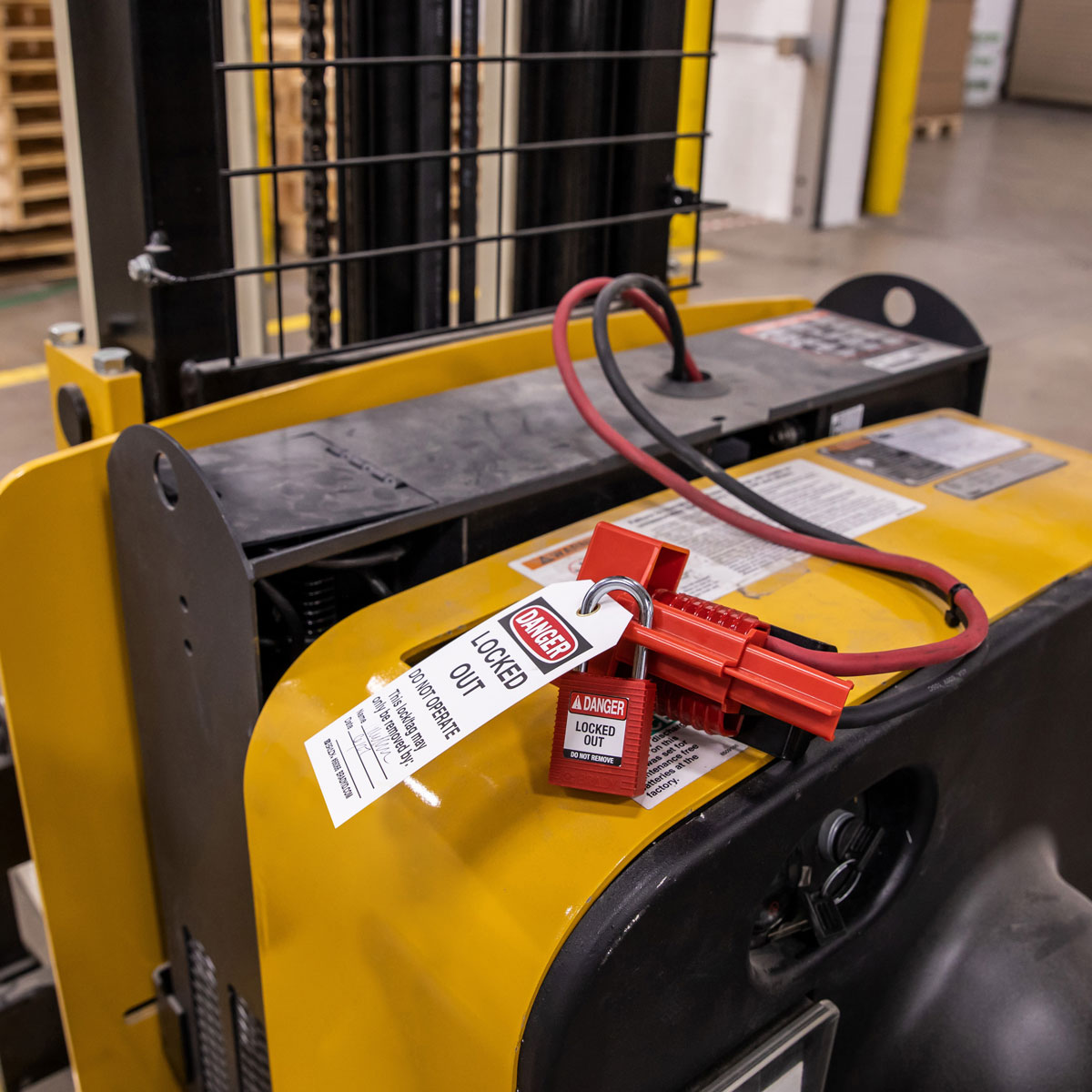 forklift lock out tag out