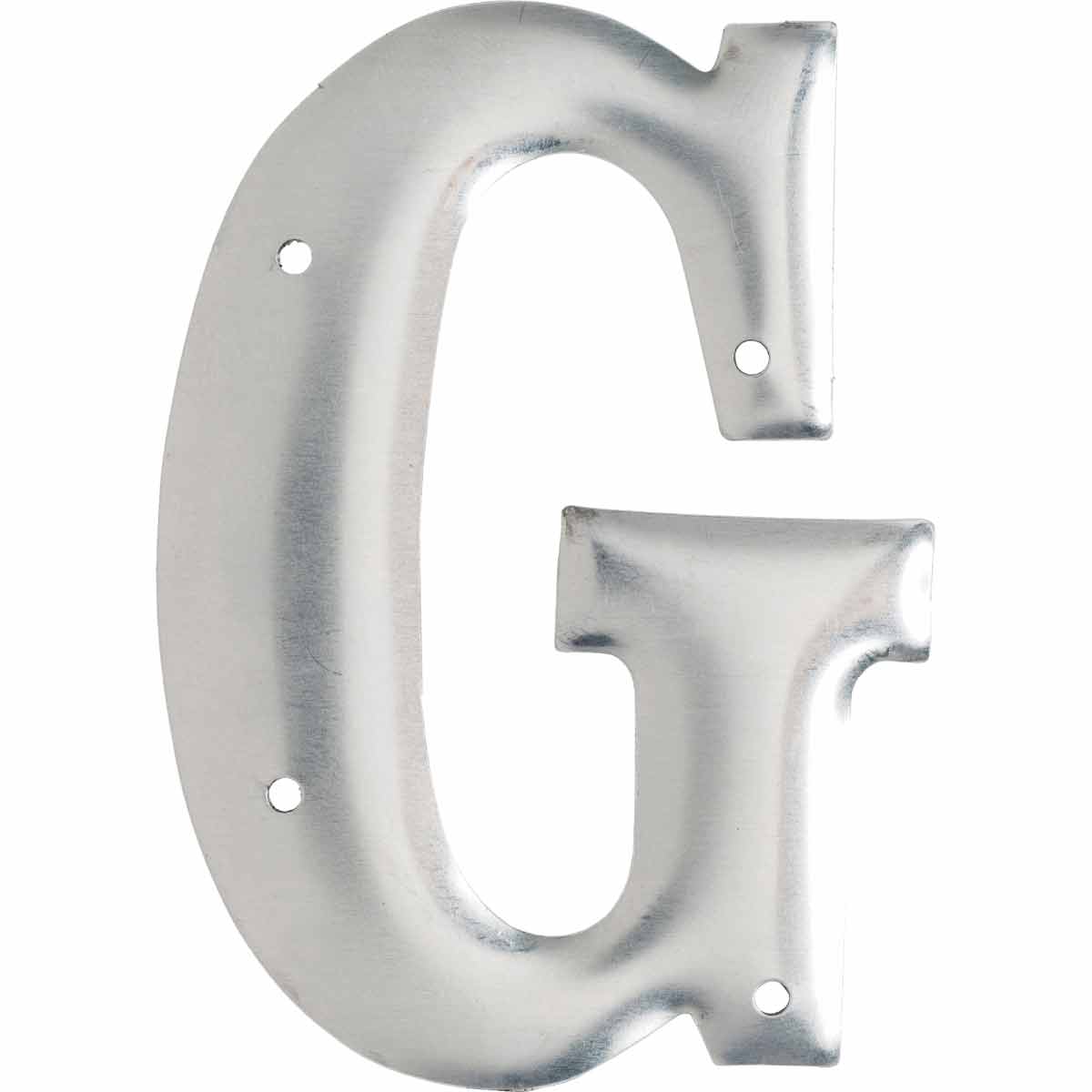 1600-G 3" Aluminum Embossed N&L Silver G 10/PK