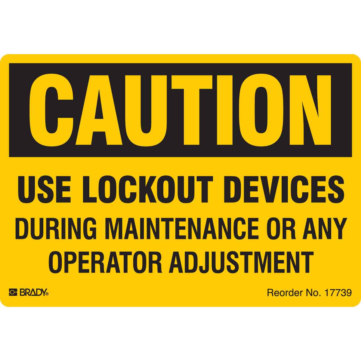 17739LS B-7569 3.5X5 25/PK USE LOCKOUT DEVICES