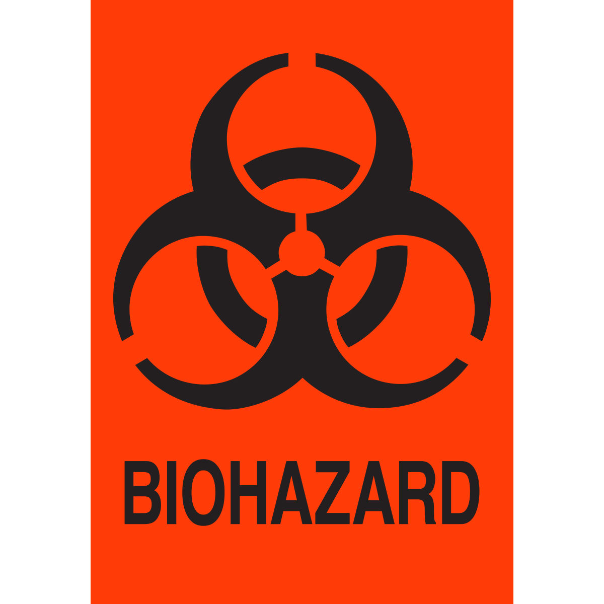31419LS-A Lbls BIOHAZARD 10x7 10PK