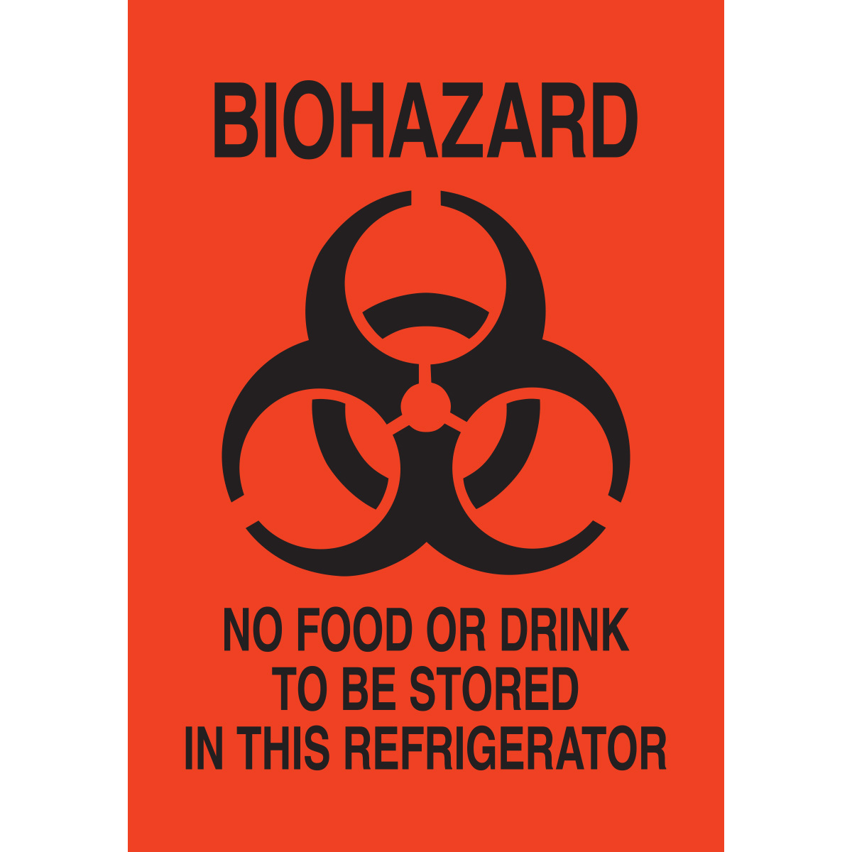 126632-A Lbls BIOHAZARD 10x7 Sign