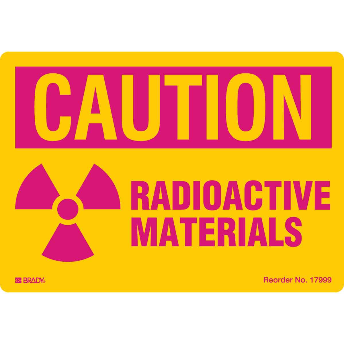 17999LS B7569 3.5X5 10/PK RADIOACTIVE MATERIALS