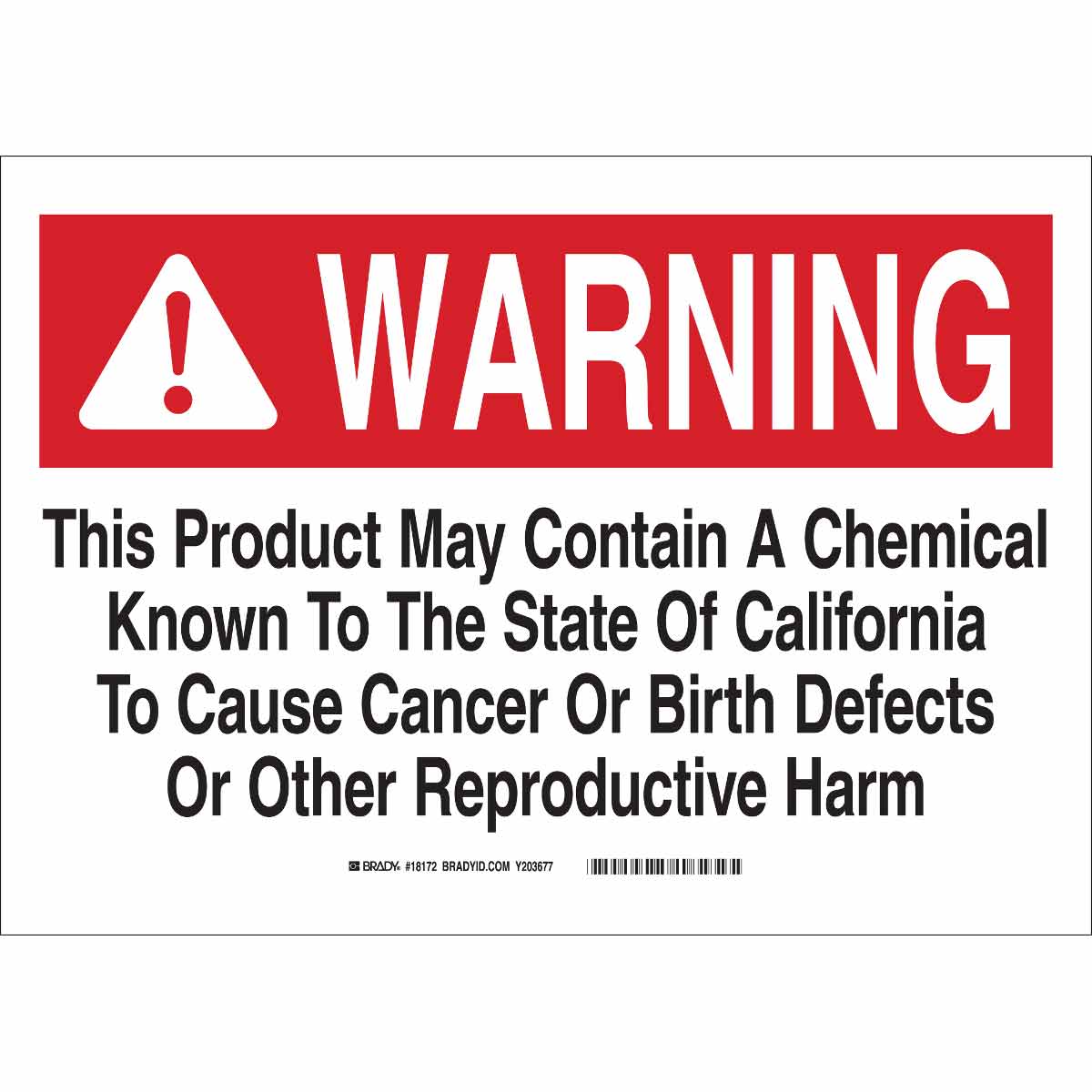 brady-part-18172-warning-this-product-may-contain-a-chemical-known