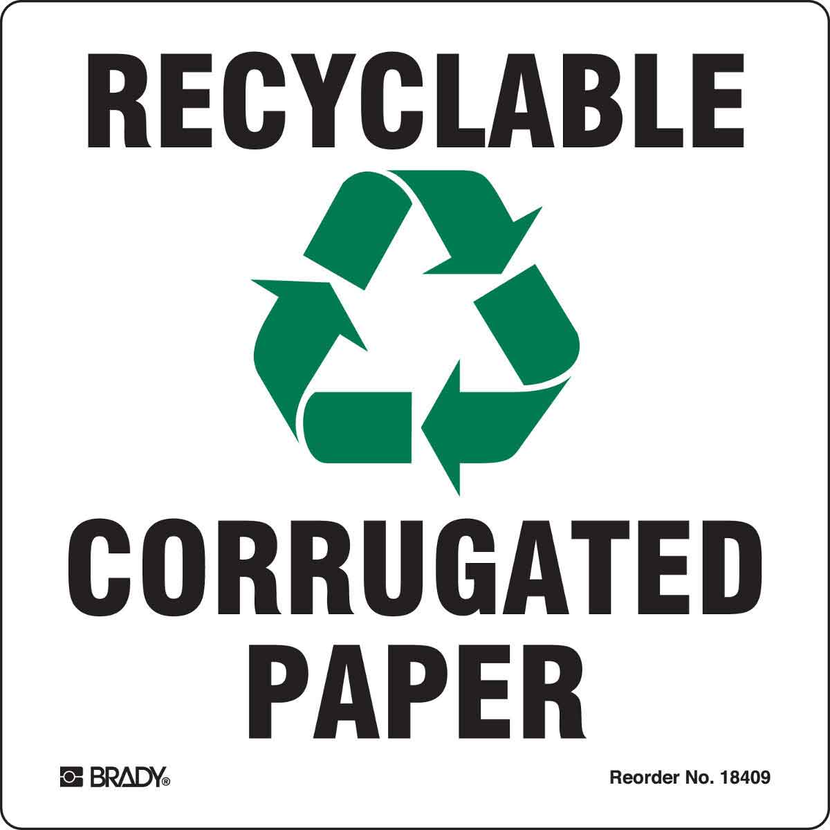 18409FLS B-7569 5X5 5/PK RECYCLABLE CORRUGATED