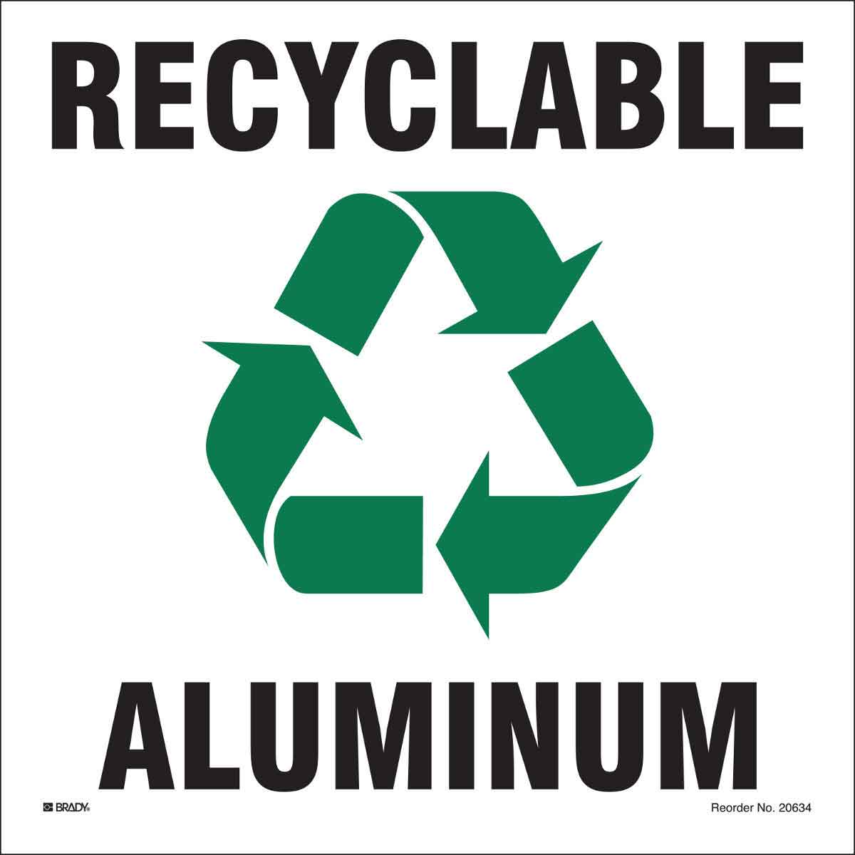 20634LFLS B-595 10X10 5/PK RECYCLABLE ALUMINUM