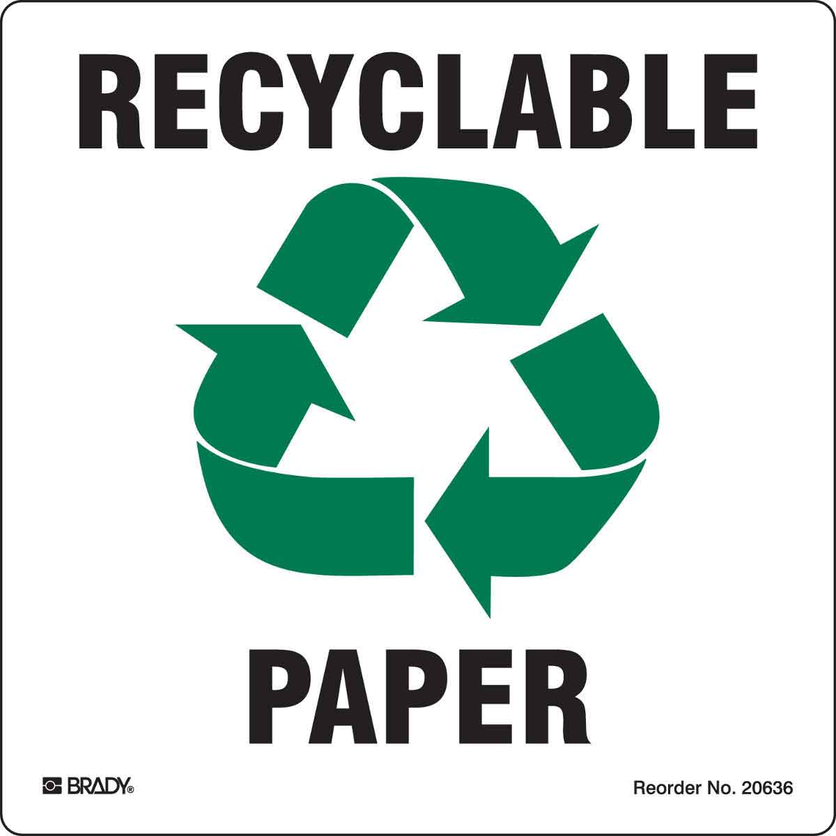 20636FLS B-7569 5X5 5/PK RECYCLABLE PAPER