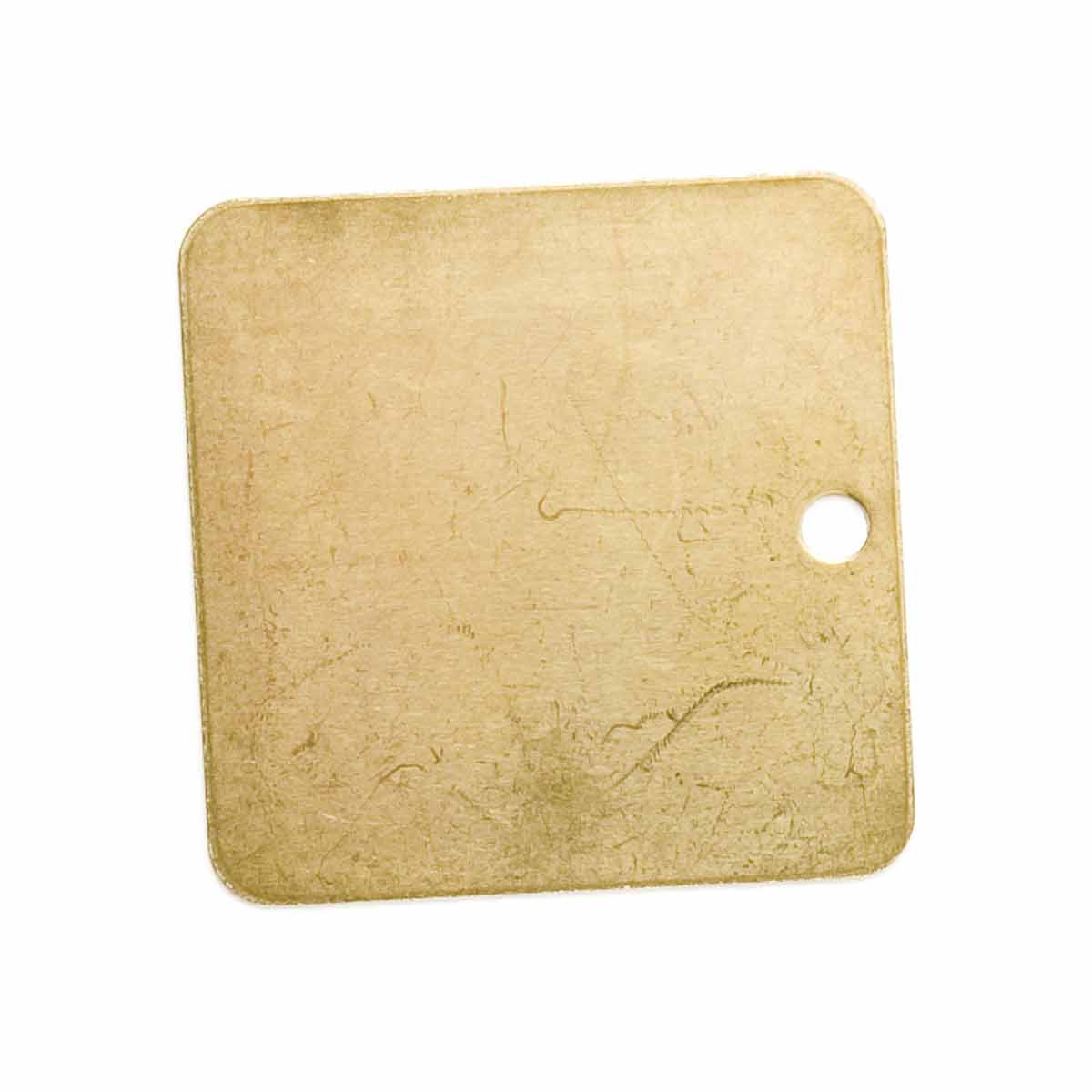 23213 BLANK BRASS VALVE TAG BVT 2.0SQU