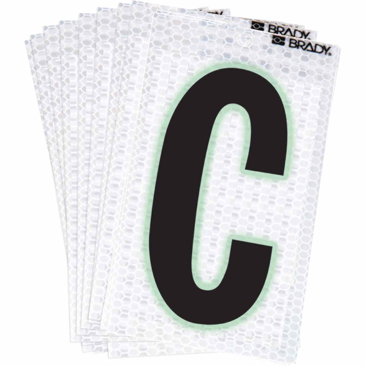 3000-C 2 in N&L BL, GN Glow on Silver C 10/PK