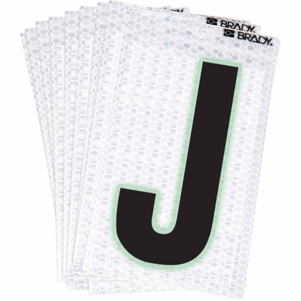 3000-J 2 in N&L BL, GN Glow on Silver J 10/PK