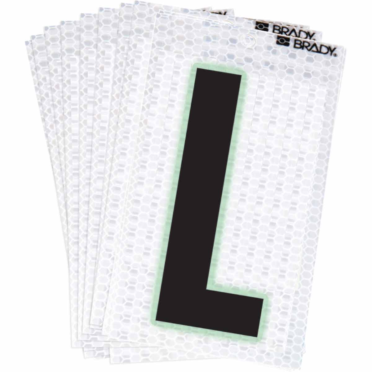 3000-L 2 in N&L BL, GN Glow on Silver L 10/PK