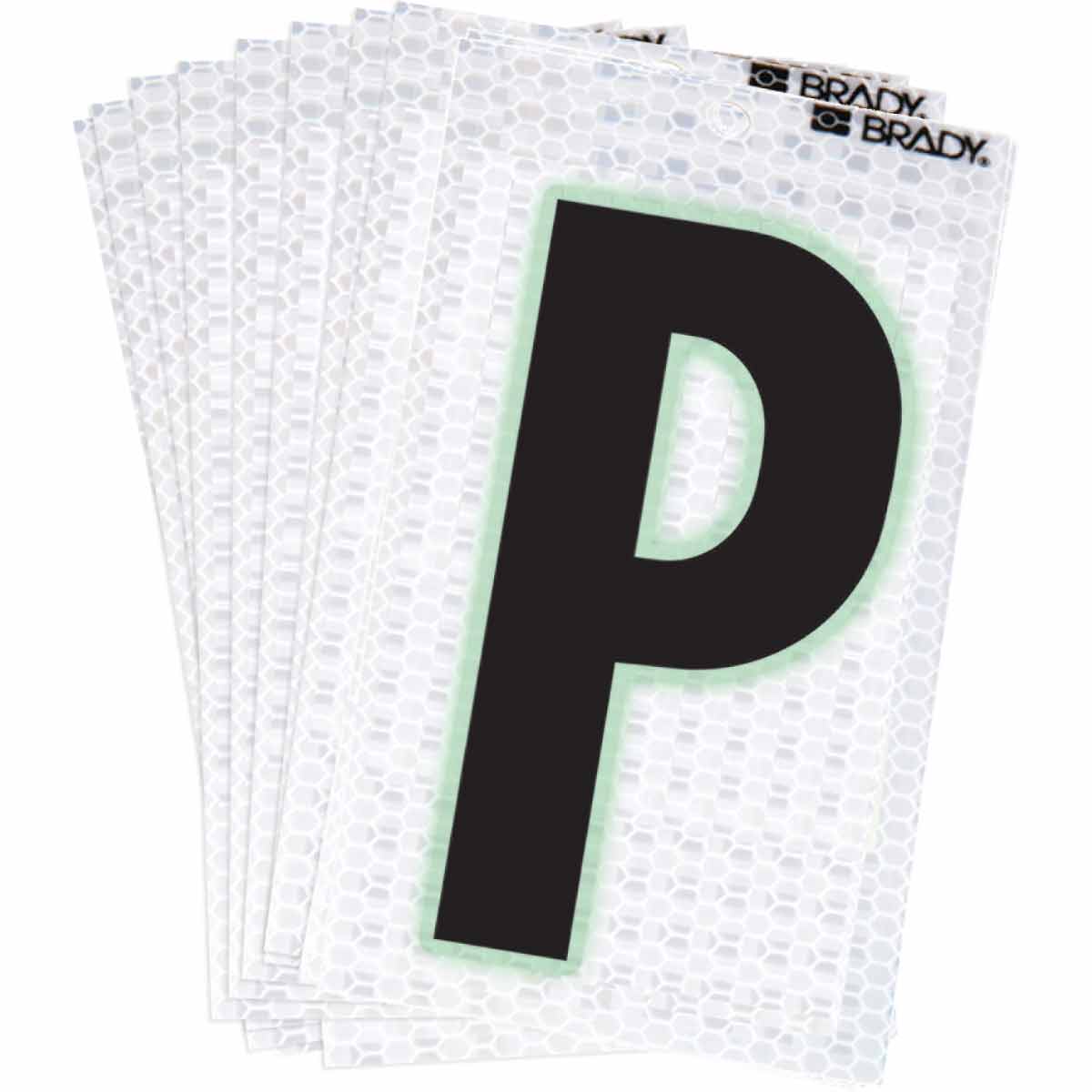 3000-P 2 in N&L BL, GN Glow on Silver P 10/PK