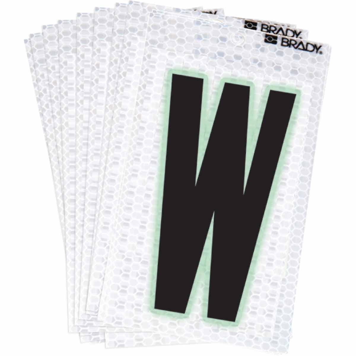 3000-W 2 in N&L BL, GN Glow on Silver W 10/PK