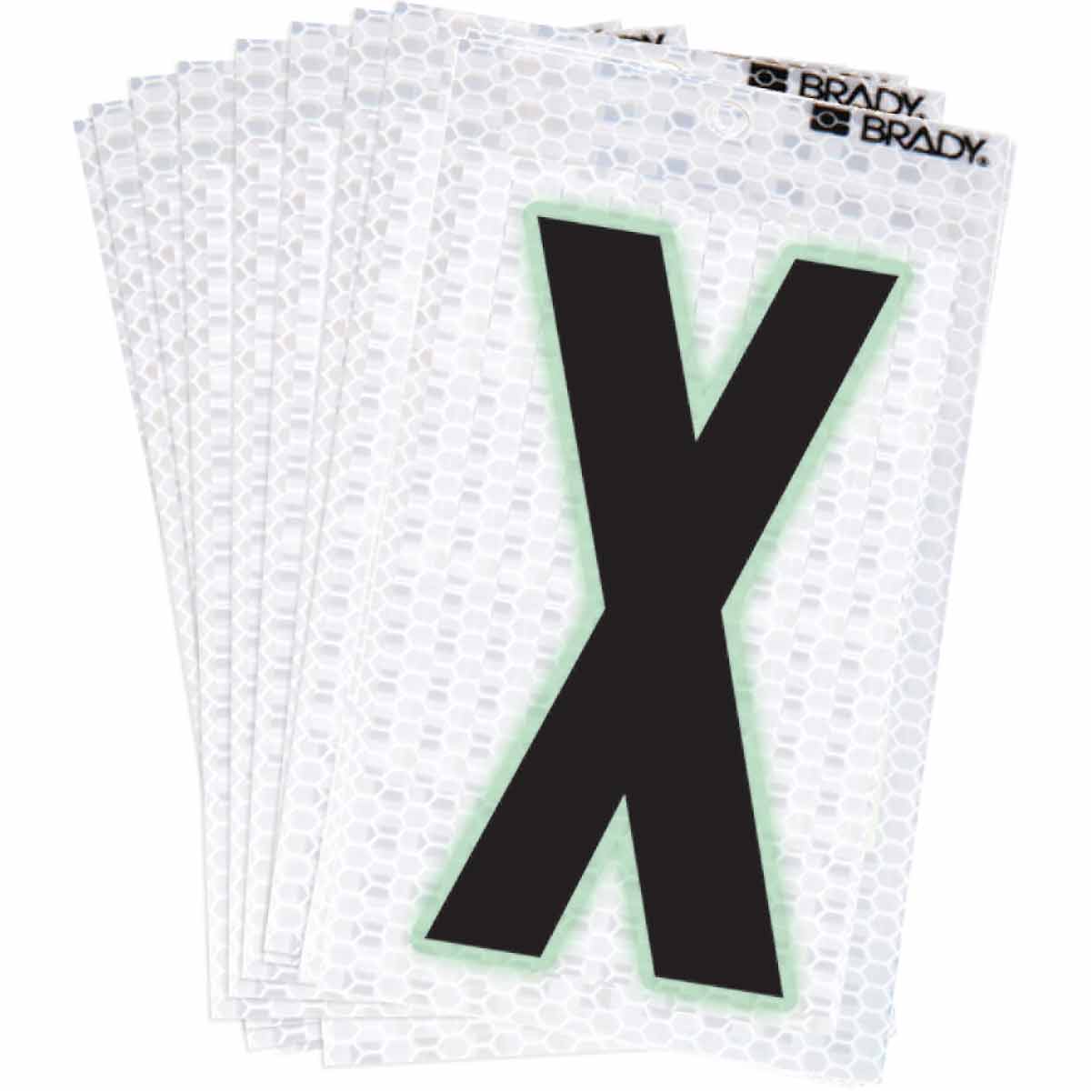 3000-X 2 in N&L BL, GN Glow on Silver X 10/PK