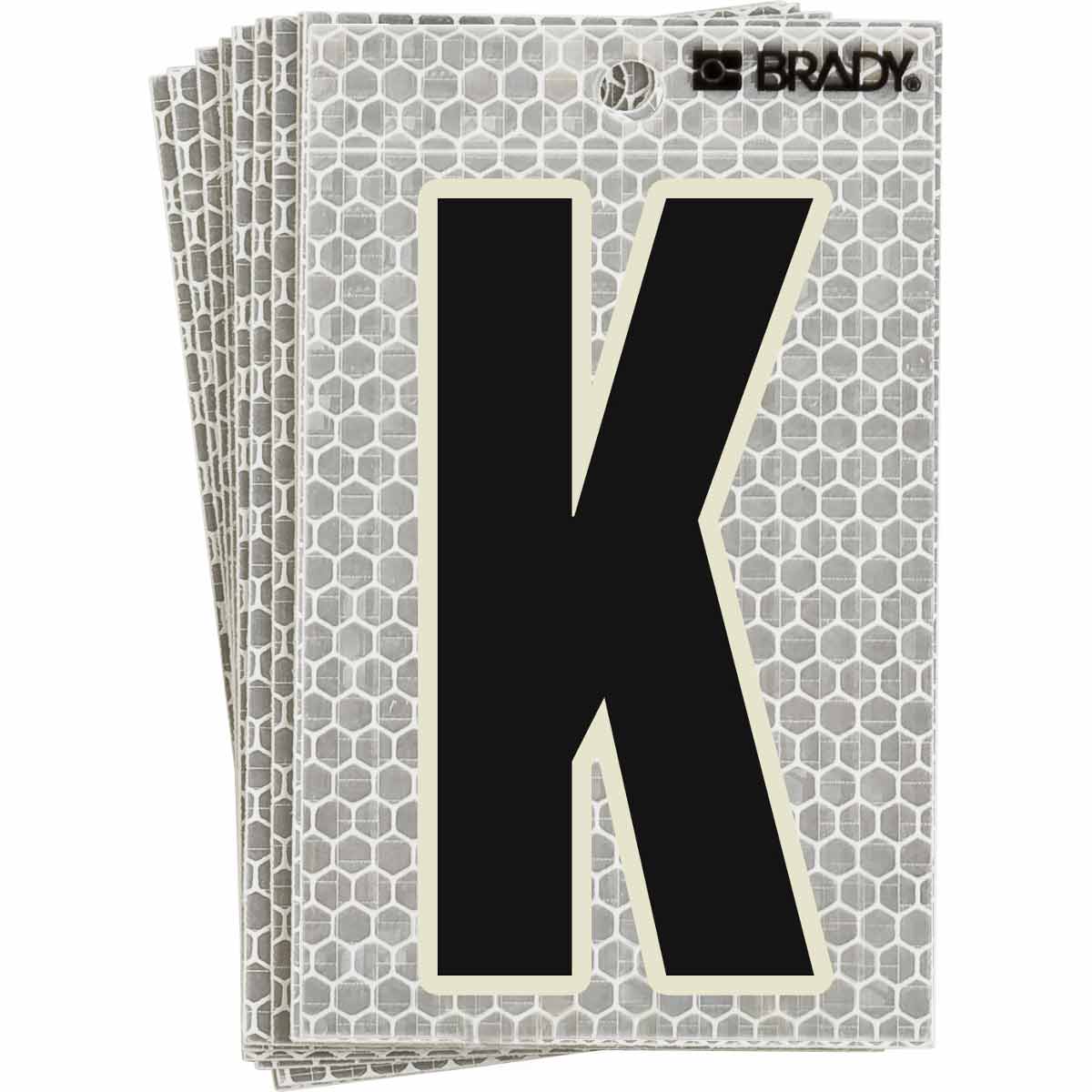 3020-K 5 in N&L BL, GN Glow on Silver K 10/PK