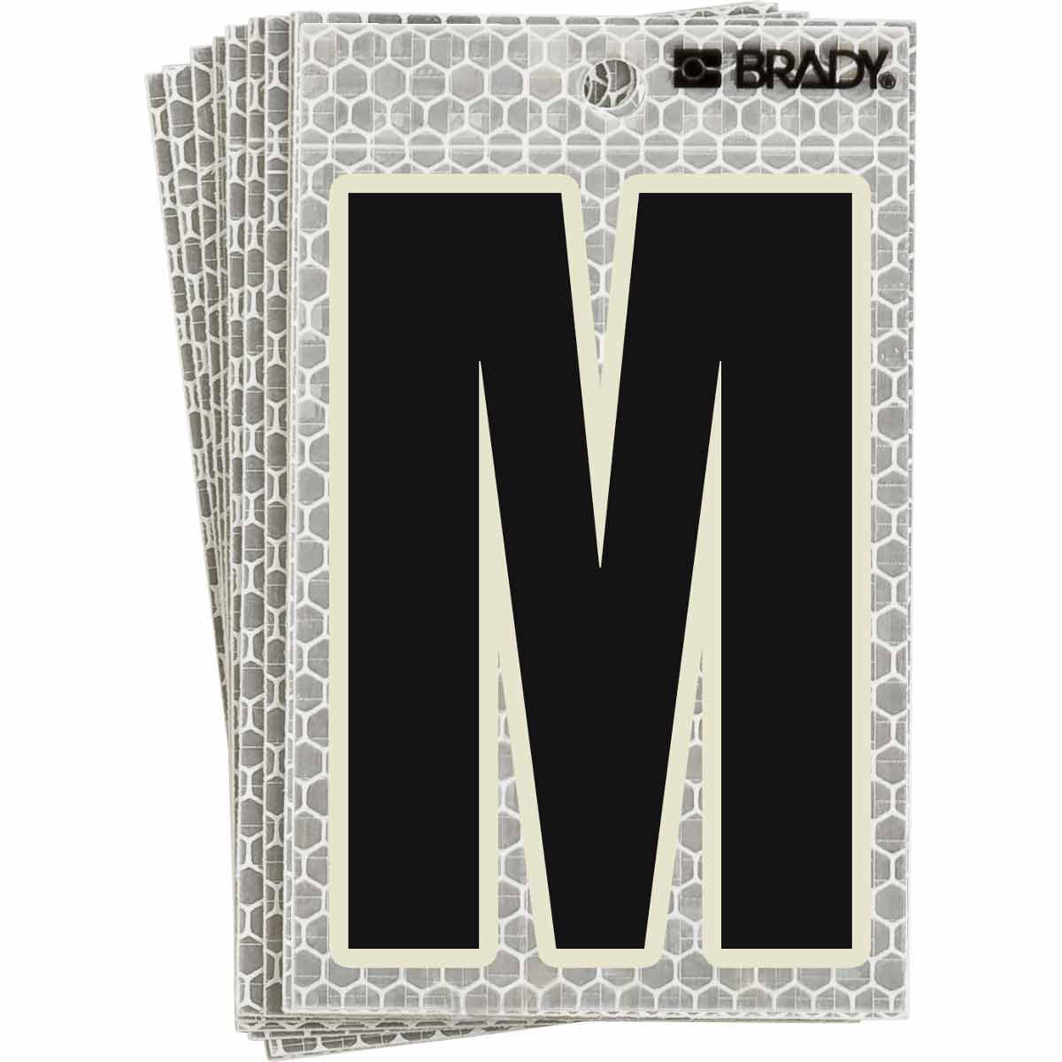 3020-M 5 in N&L BL, GN Glow on Silver M 10/PK