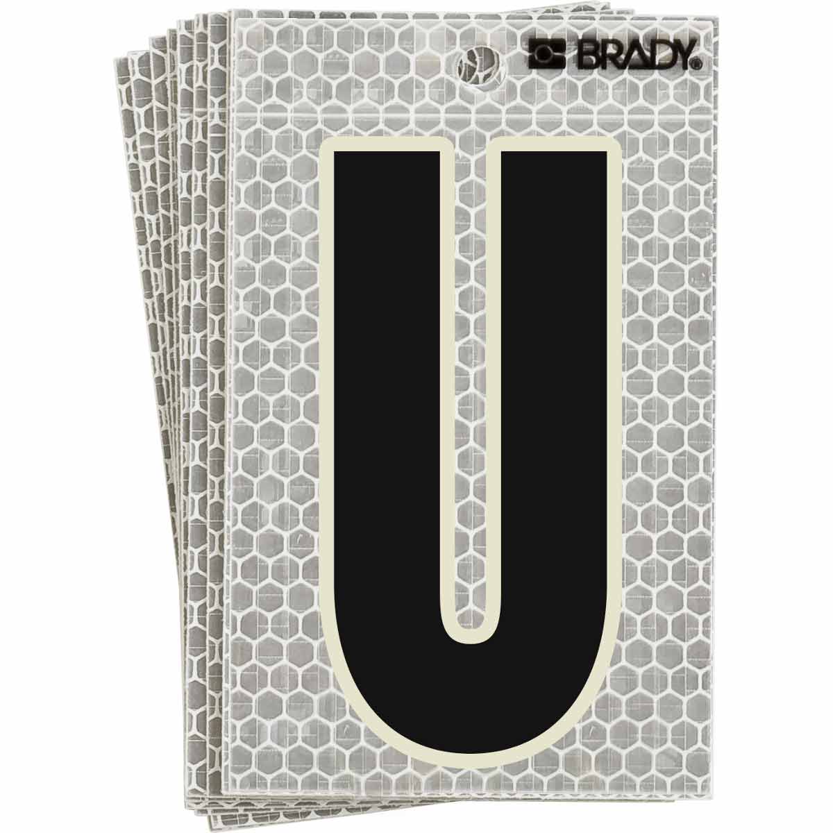 3020-U 5 in N&L BL, GN Glow on Silver U 10/PK