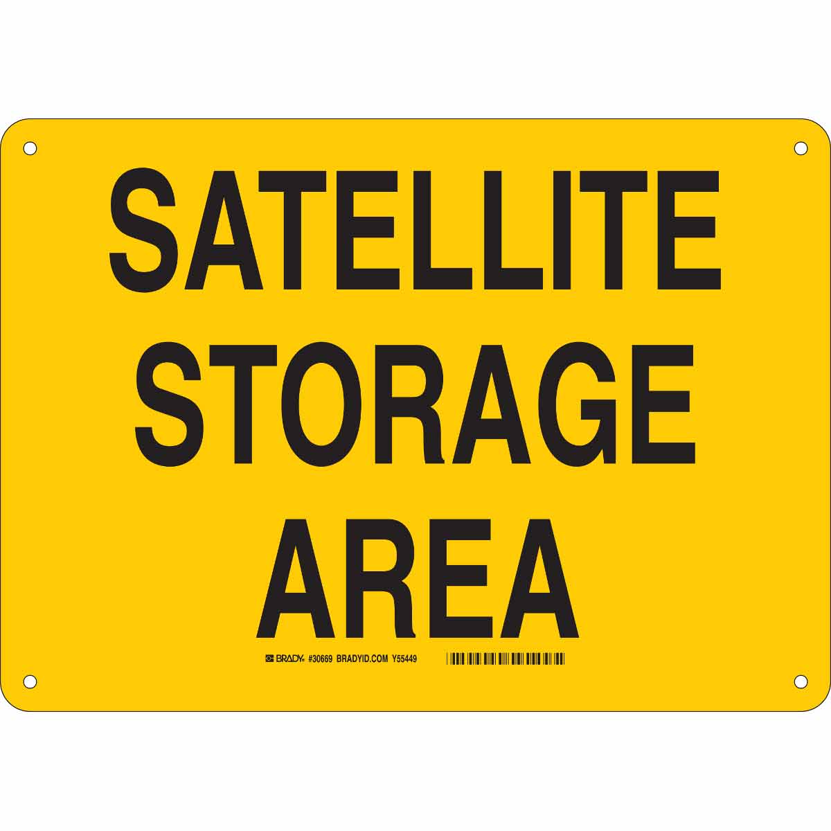 30669 B555 10X14 BLK/YEL SATELLITE STORAGE ARE