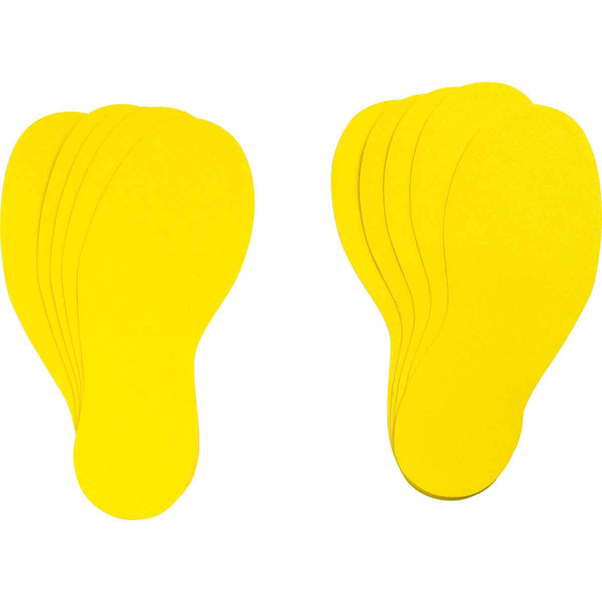 31550 YELLOW FOOTPRINTS REMOVABLE ADHESIVE