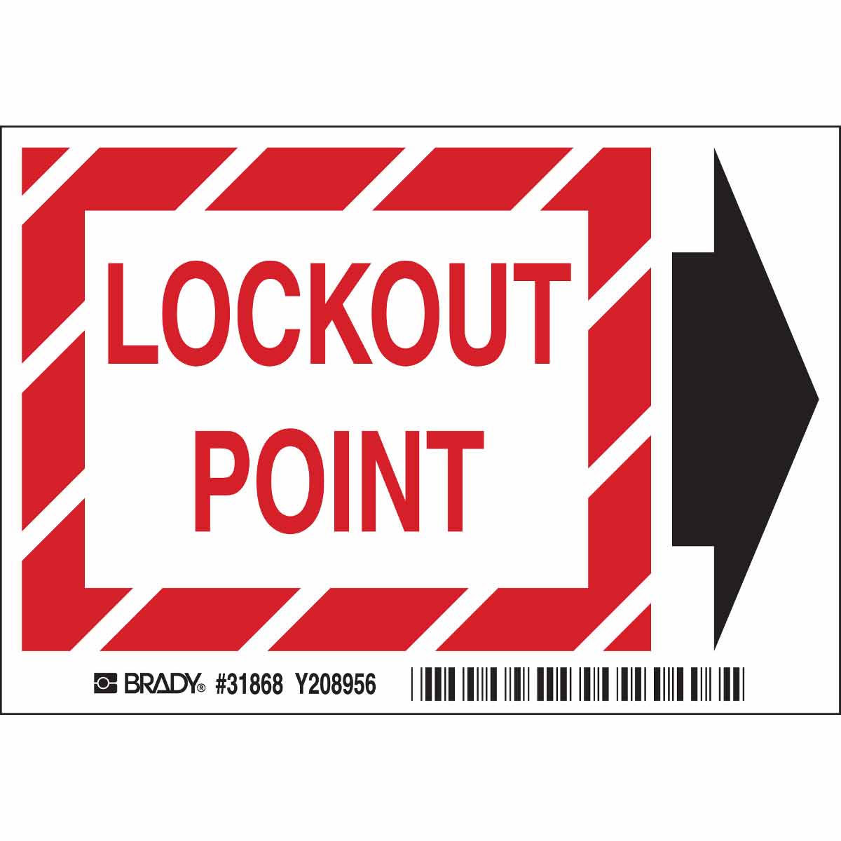 31868 LOCKOUT POINT W/ ARROW