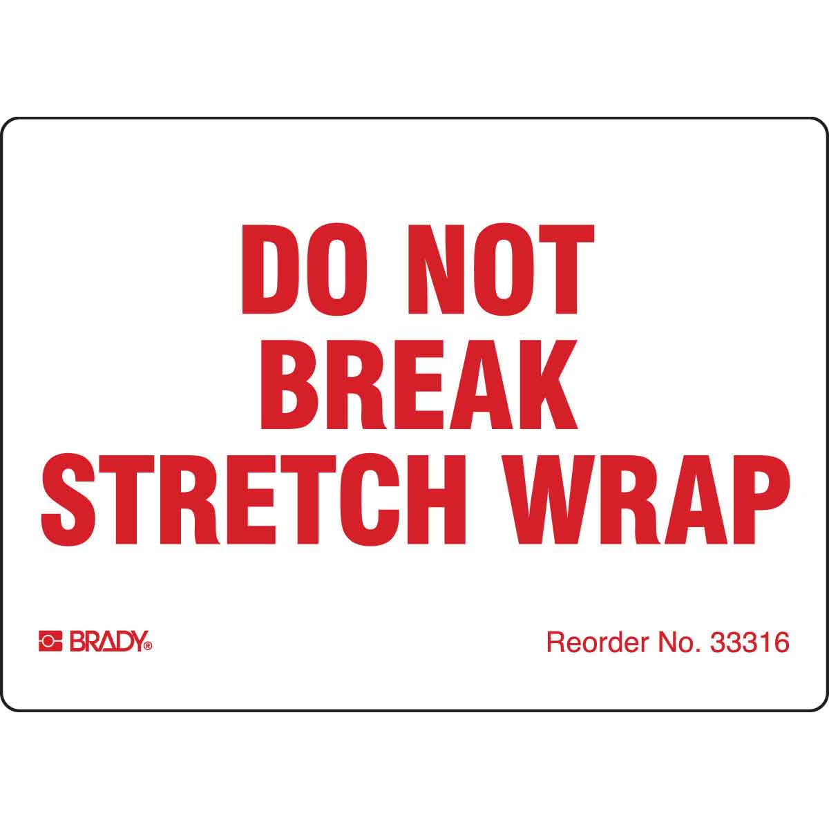 33316LS B-235 4X2.87 100/PK DO NOT BREAK STRETCH