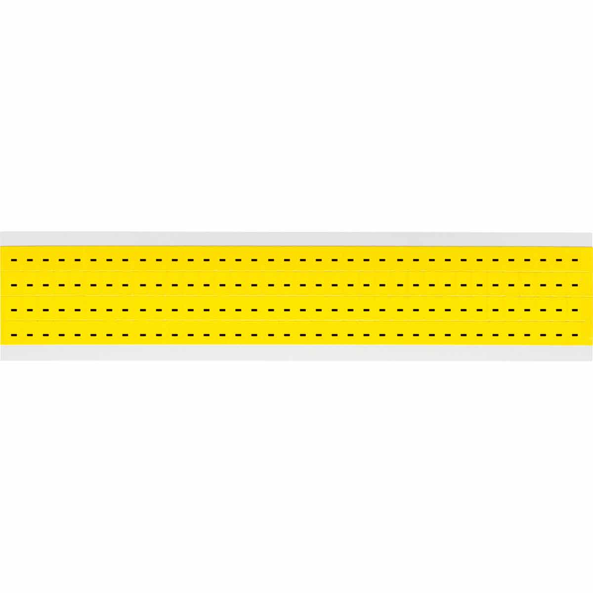 3400-DSH 0.25" Vinyl N&L Black on Yellow - 144/PK