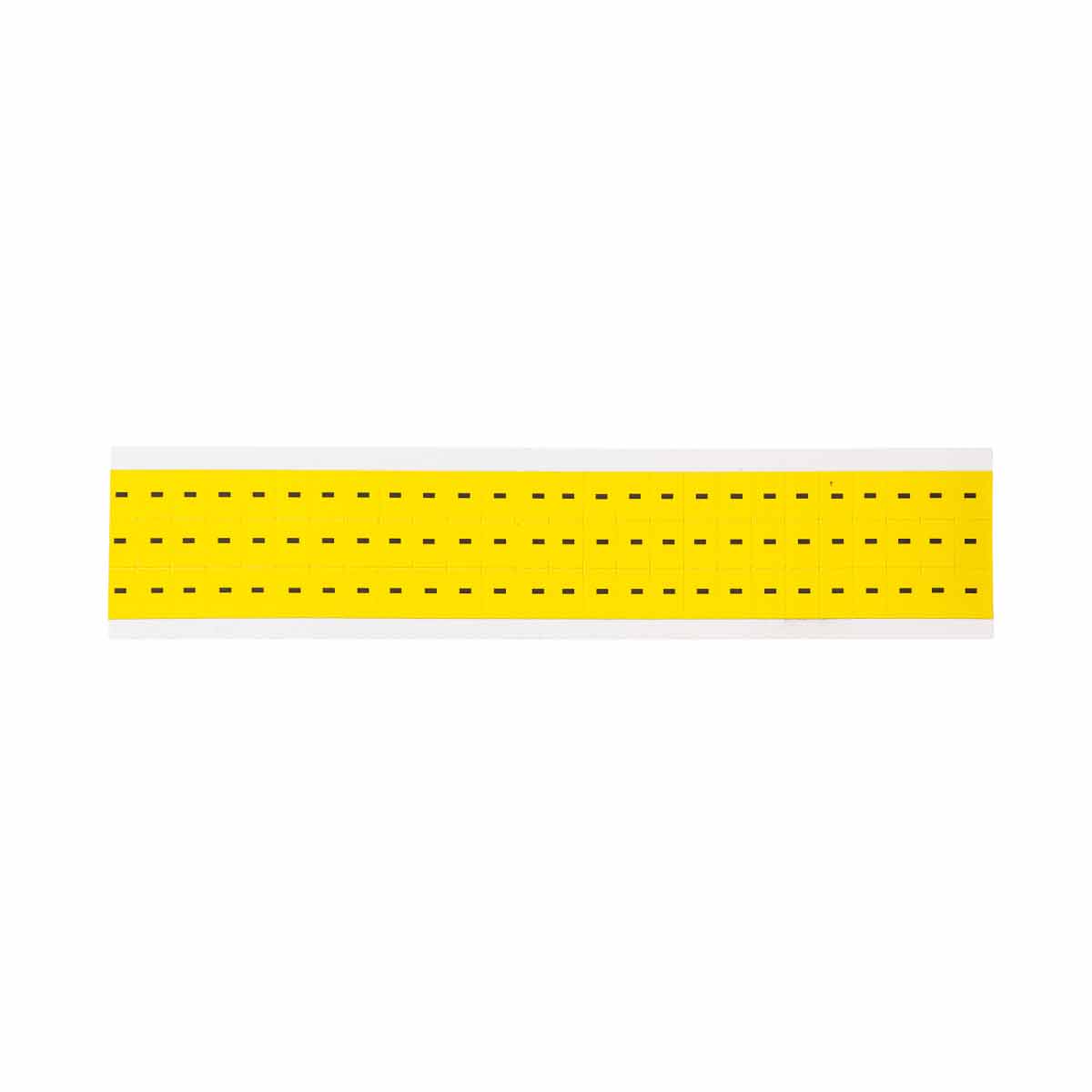 3410-DSH 0.375" Vinyl N&L Black on Yellow - 78/PK