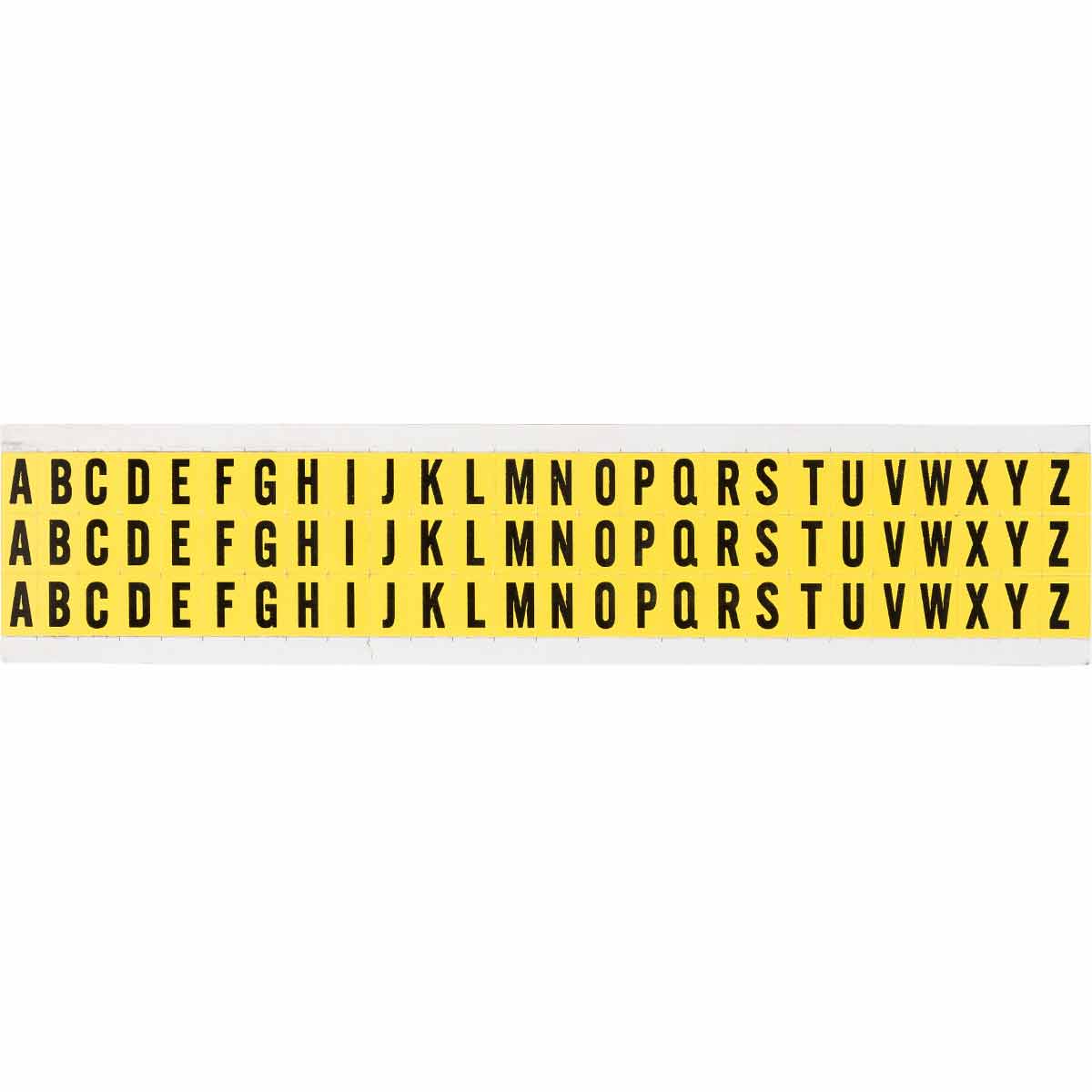 34138 0.375 in Vinyl N&L BK on YL A to Z 78/PK