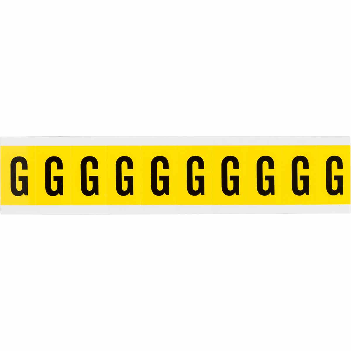 3430-G 1 in Vinyl N&L Black on Yellow G 10/PK