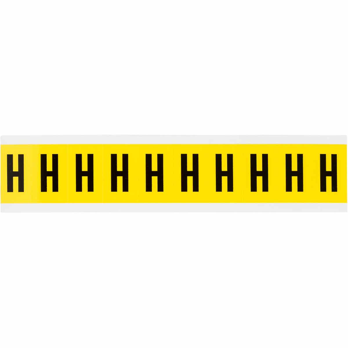 3430-H 1 in Vinyl N&L Black on Yellow H 10/PK