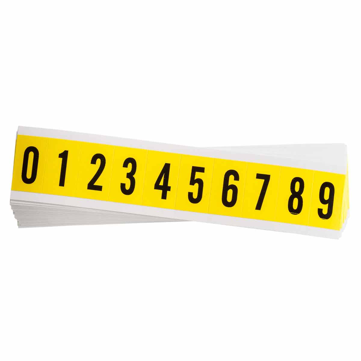 3430-# KIT 1 in Vinyl N&L BK on YL 0 to 9 25/PK
