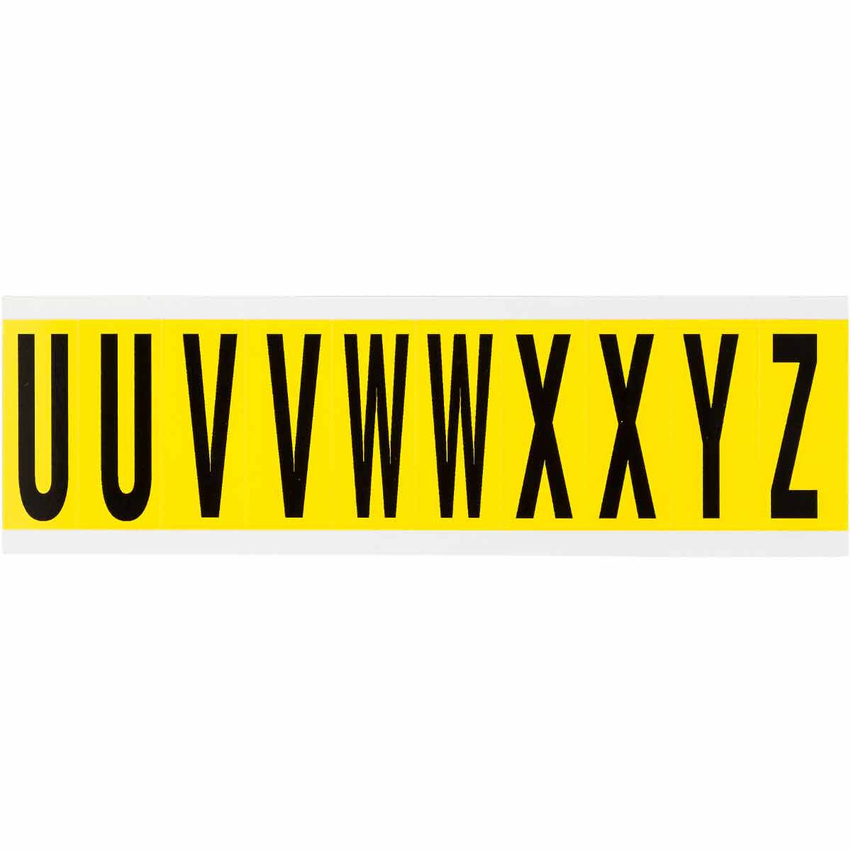 34442 2 in Vinyl N&L BK on YL U to Z 10/PK