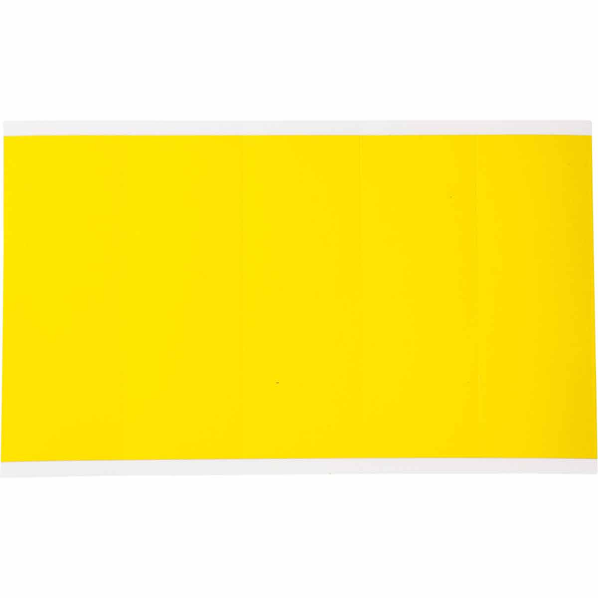 3460-BLANK 4 in Vinyl N&L Yellow (Blank) 5/PK