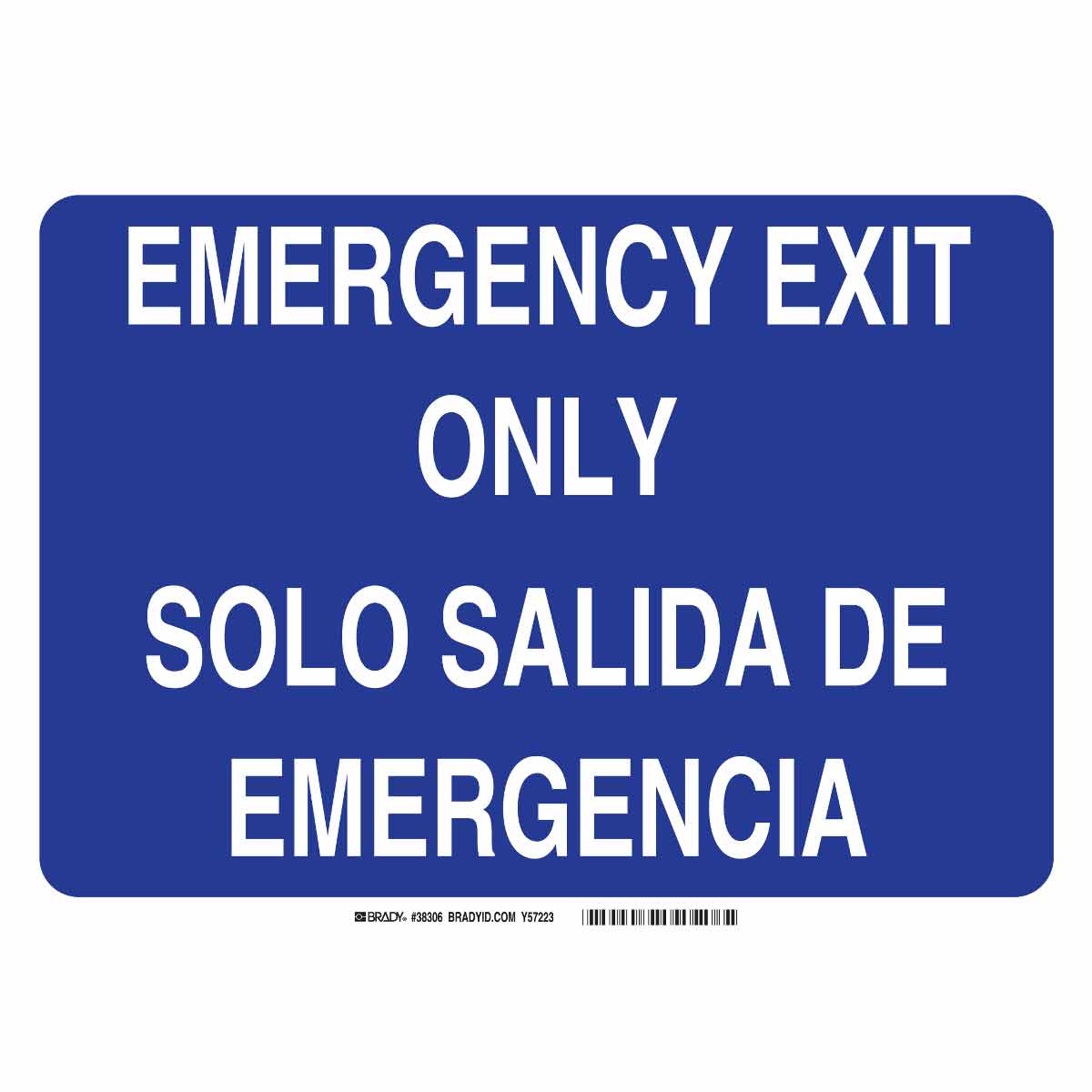 38306 BILING/EMERGENCY EXIT ONLY
