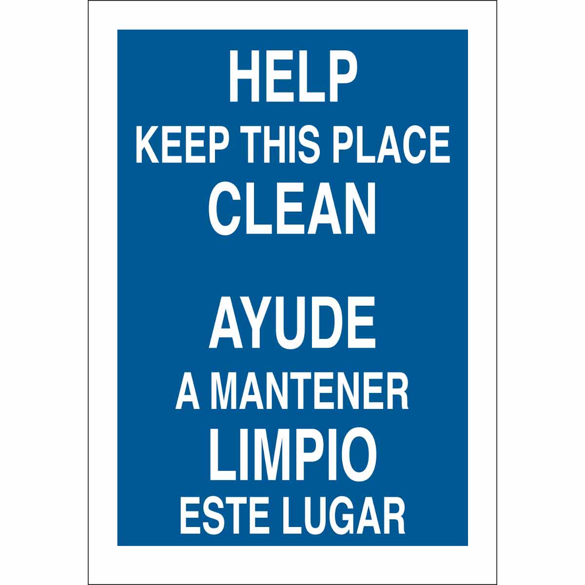 Keep this. Cleaning in place signs. This place was cleaned for you.