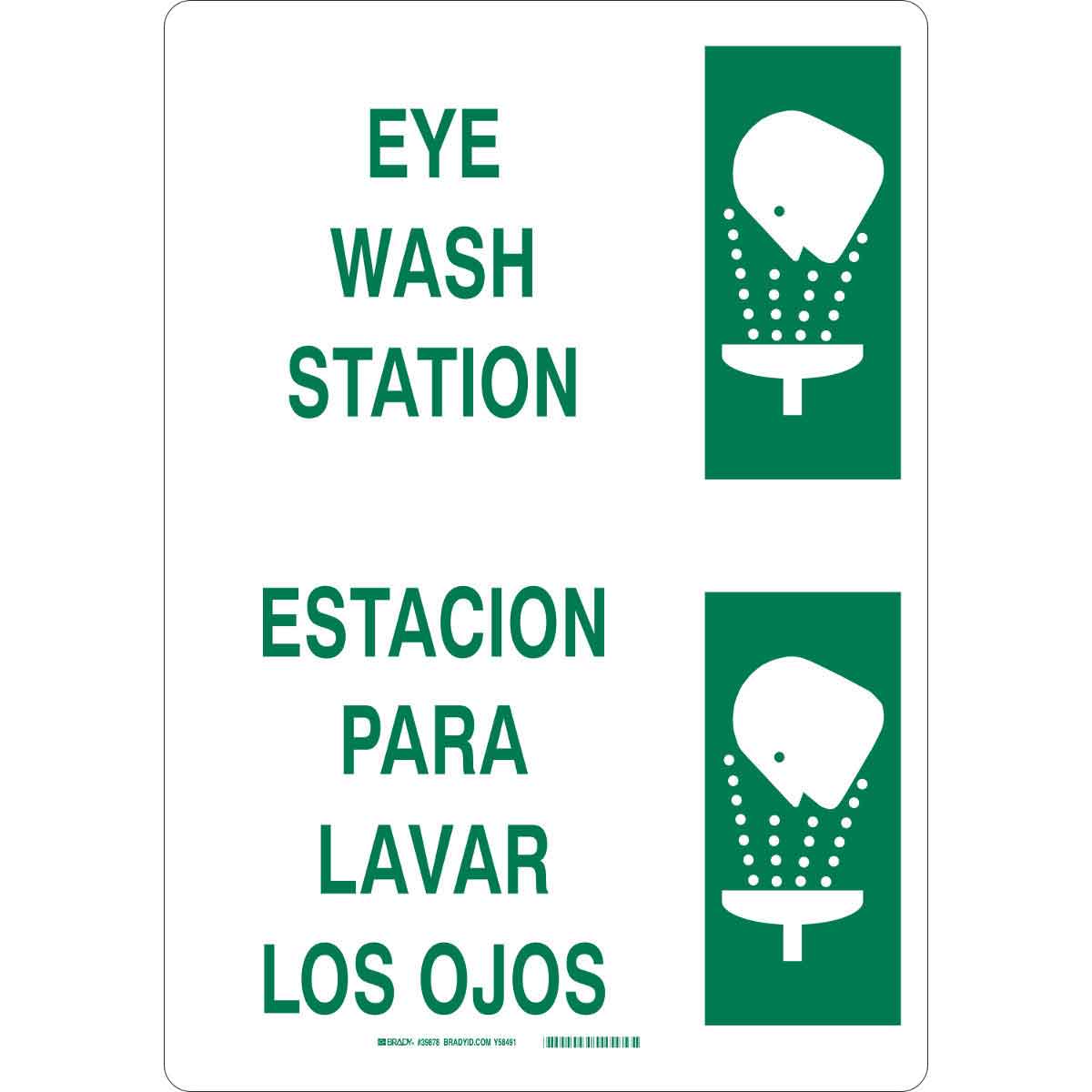 39878 BILING/EYE WASH STATION(PICTO)