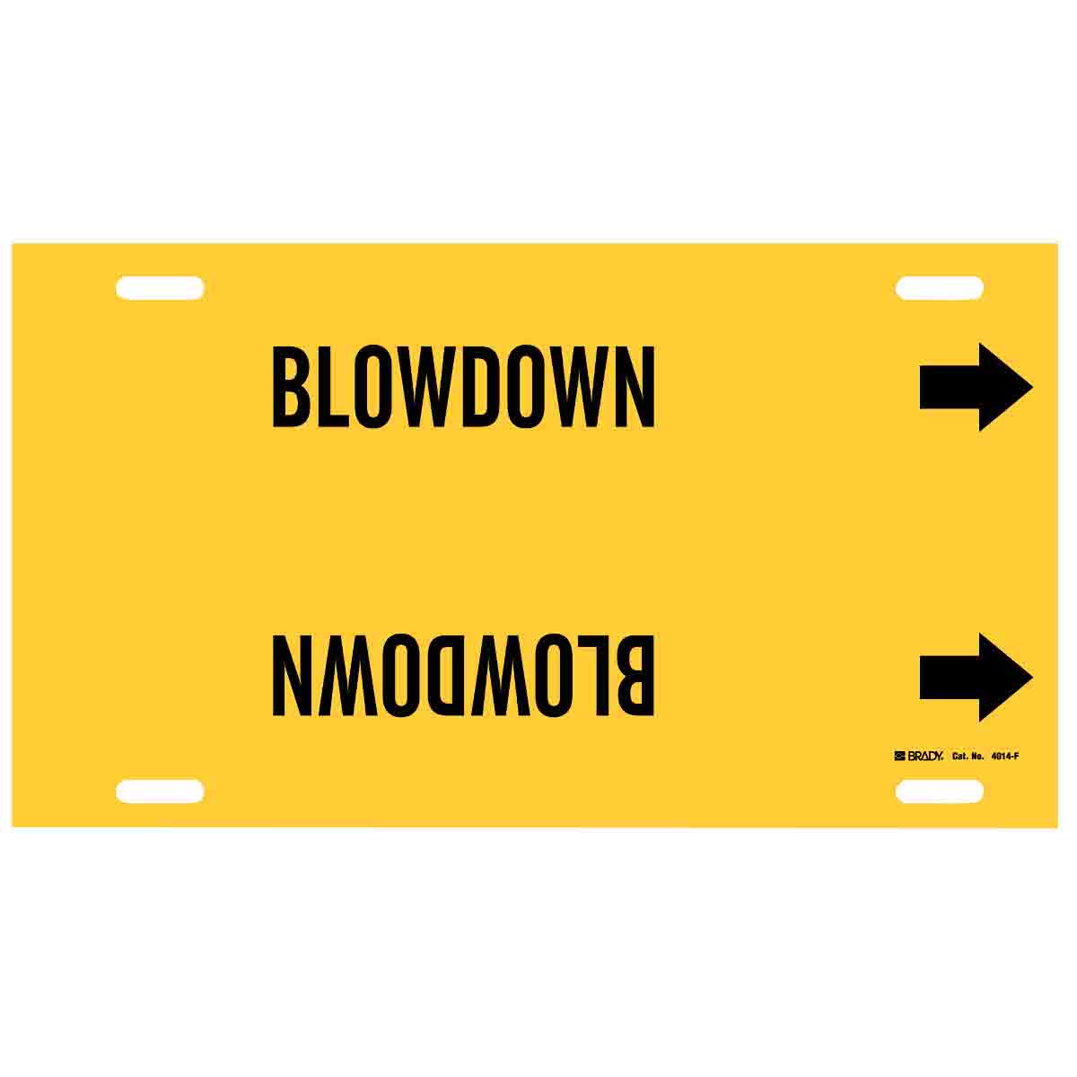 4014-F B915 STYLE F BLK/YEL BLOWDOWN