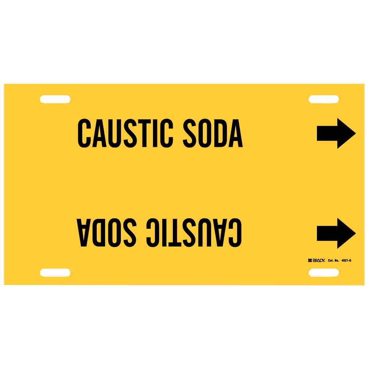 4021-G B915 STYLE G BLK/YEL CAUSTIC SODA
