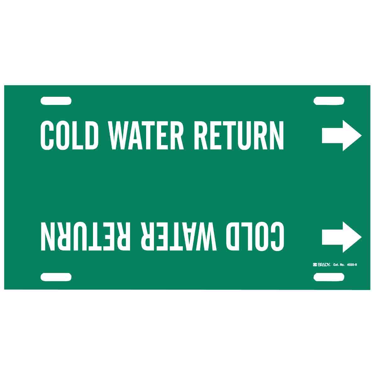 4030-H 4030-H COLD WATER RETURN GRN/WHT STY H