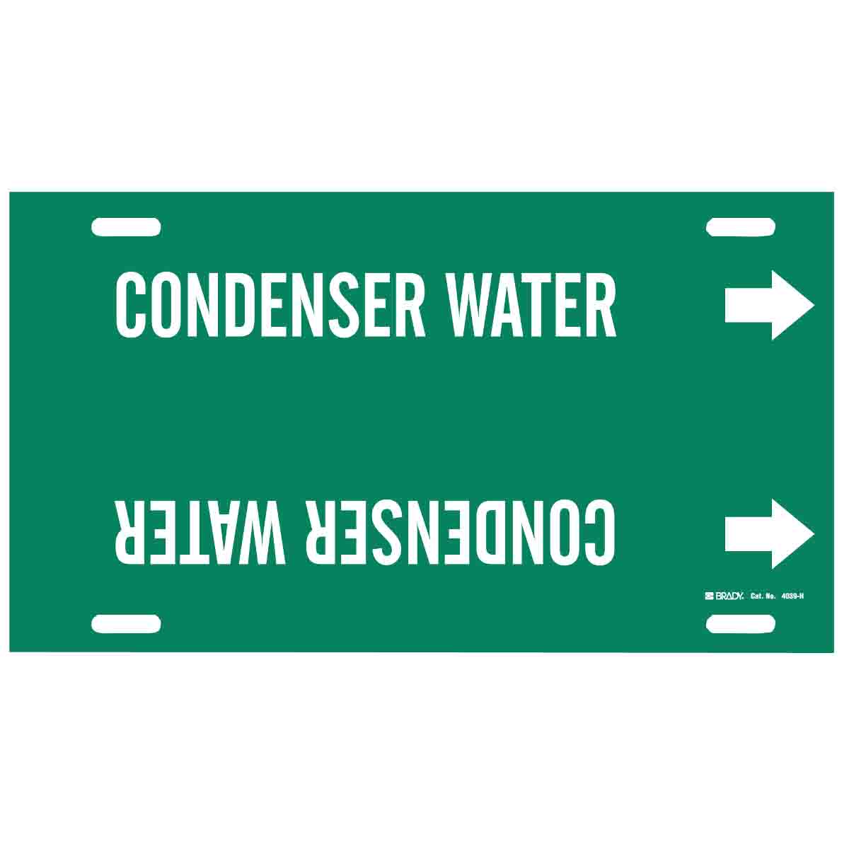 4039-H BRADYSTRAP-ON PIPE MARKER
