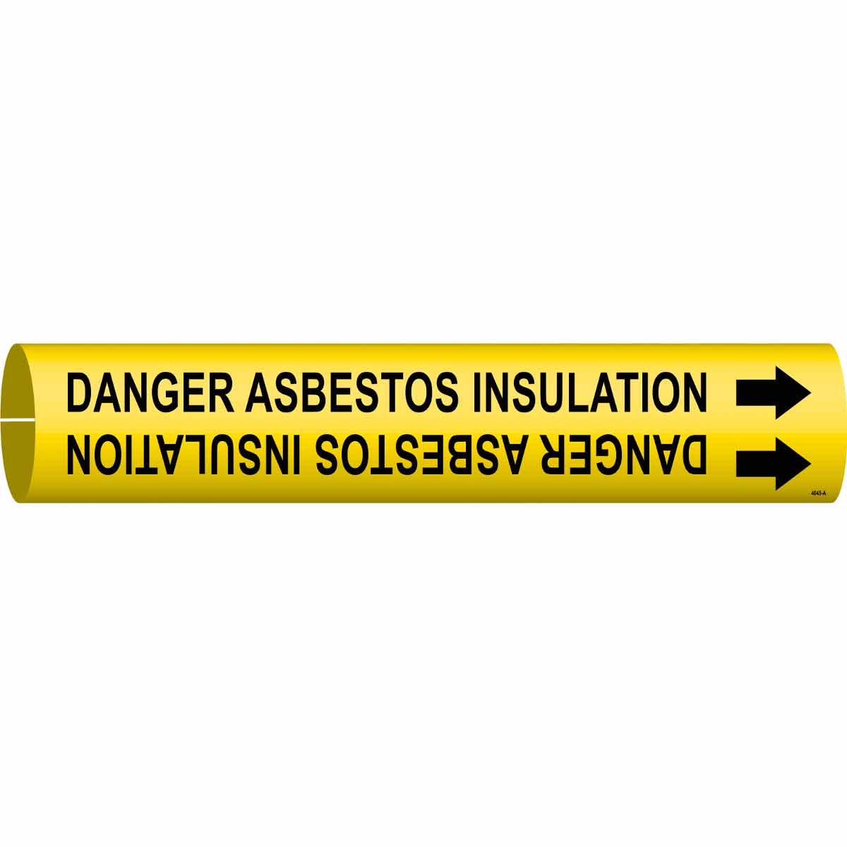 4045-A B915 STY A B/Y DANGER ASBESTOS INSULATIO