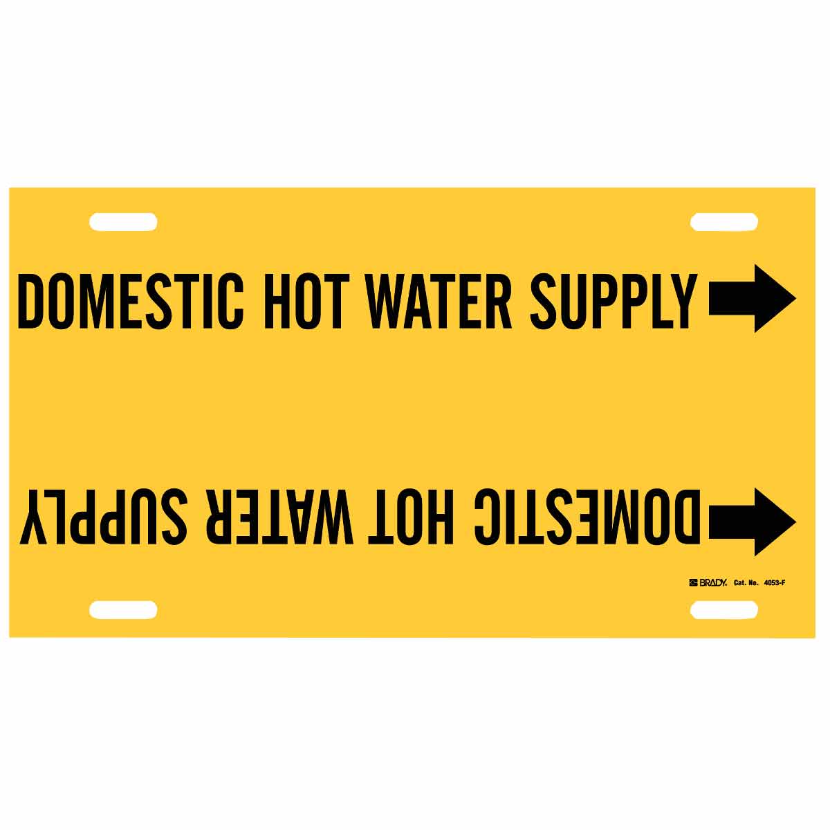4053-F 4053-F DOMESTIC HOT WTR SUPPLY/YEL/BK F