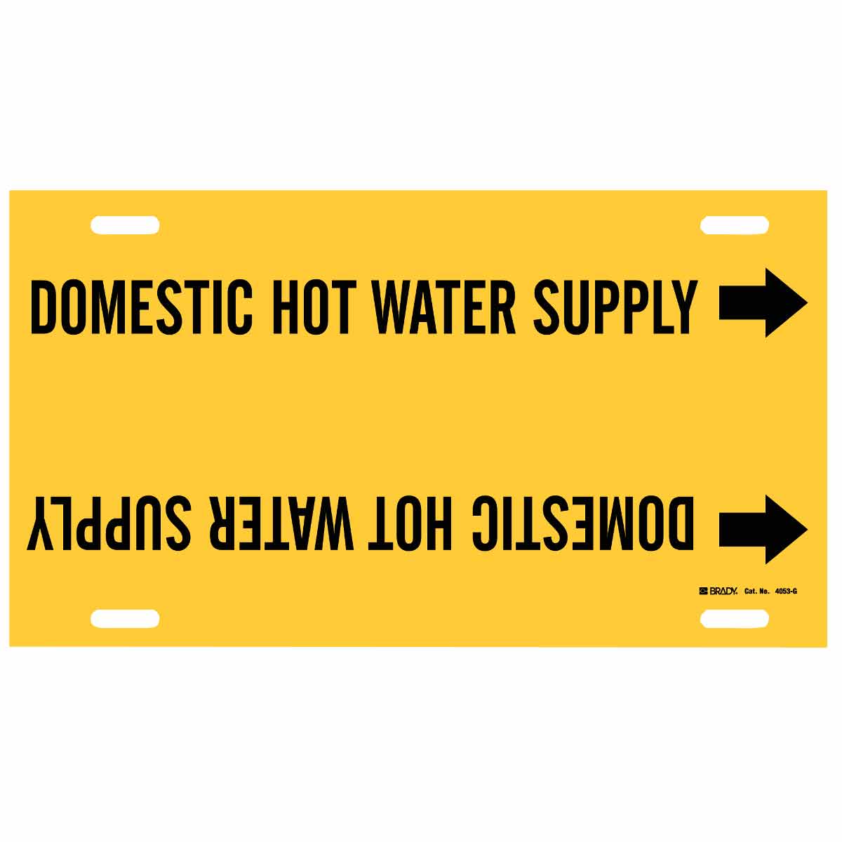 4053-G 4053-G DOMESTIC HOT WTR SUPPLY/YEL/BK G