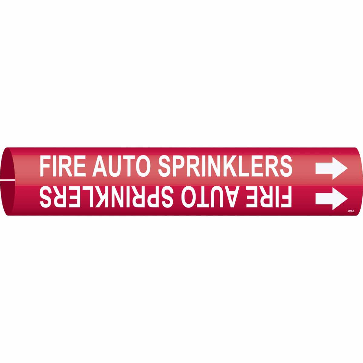 4059-B 4059-B FIRE AUTO SPRINKLERS/RED/STY B