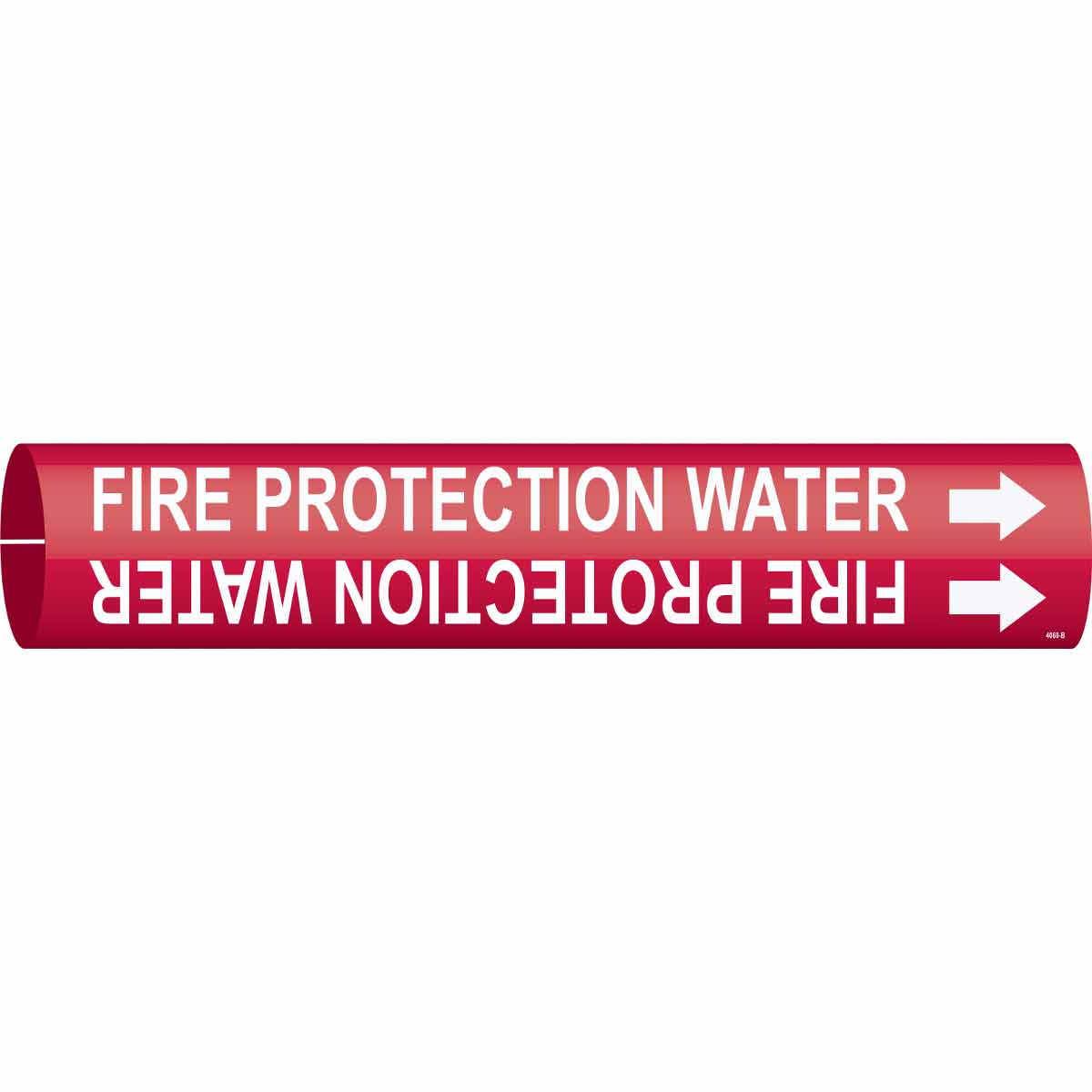 4060-B 4060-B FIRE PROTECTION WATER WHT/RED