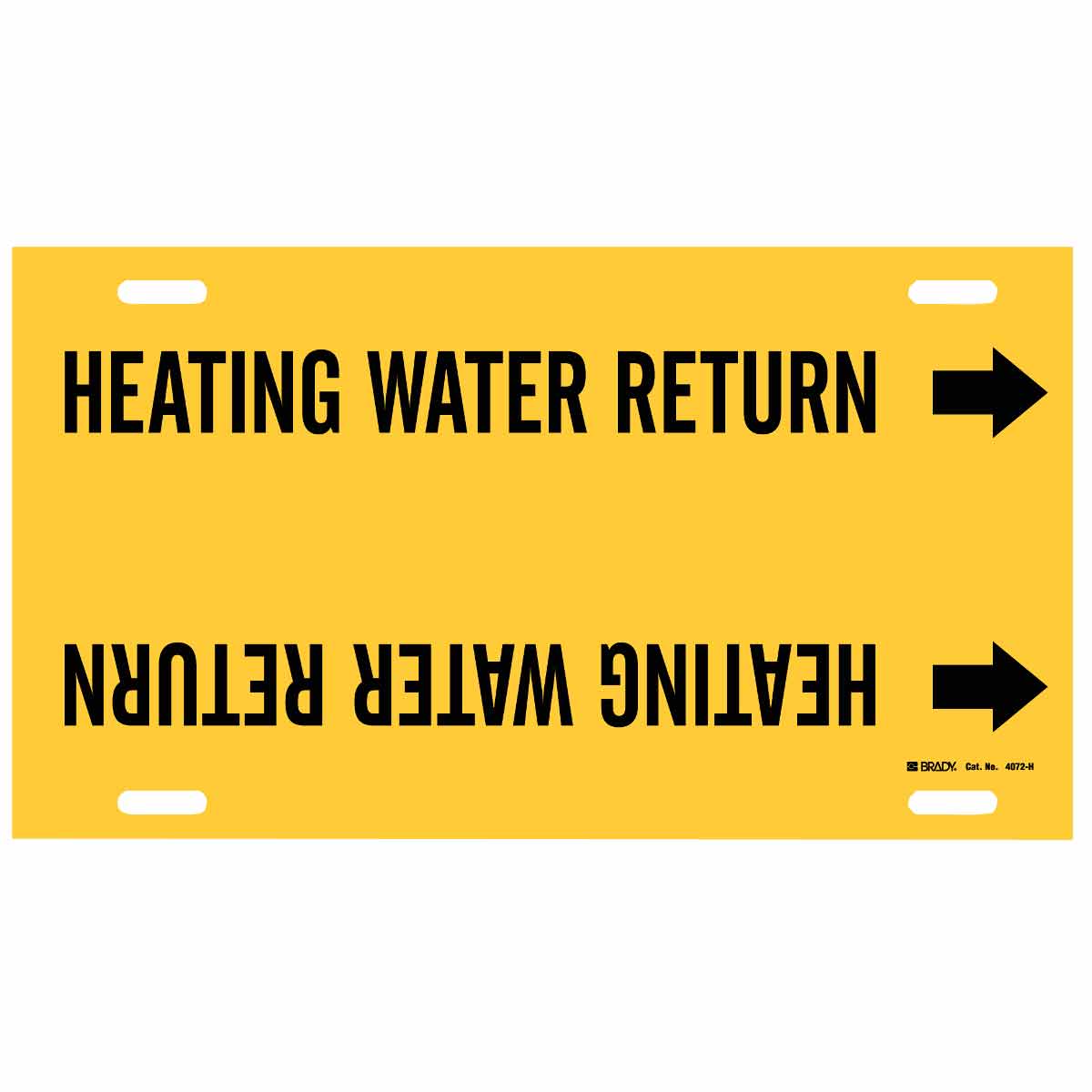 4072-H 4072-H HEATING WATER RETURN YEL/STY H