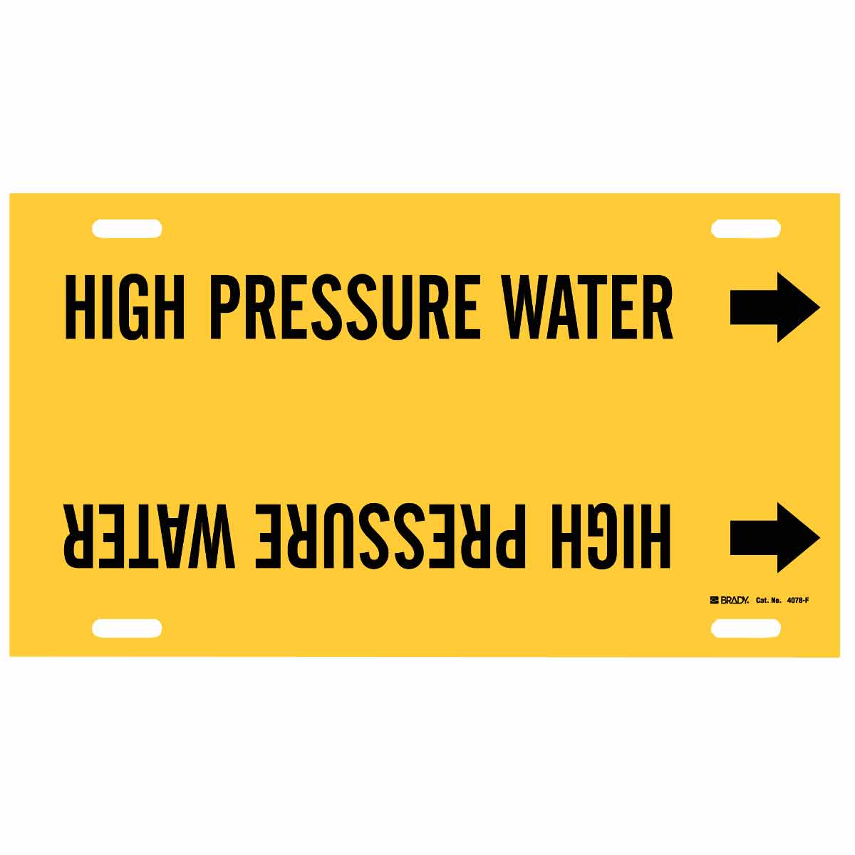 4078-F B915 STYLE F BLK/YEL HIGH PRESSURE WATER