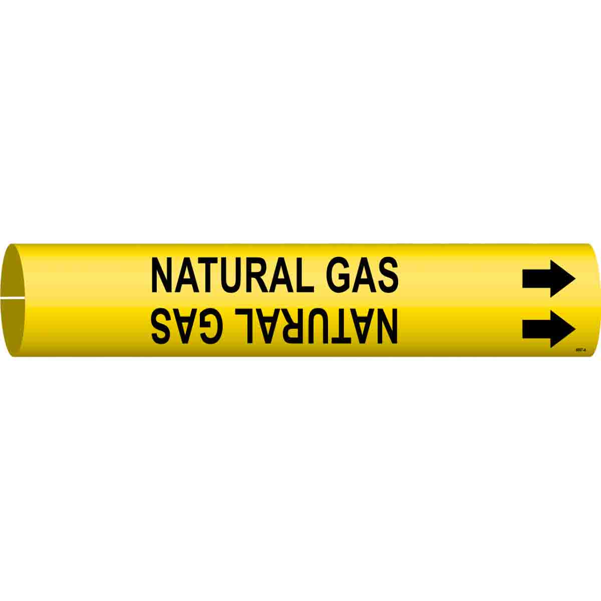 NATURAL GAS Snap-On Pipe Marker