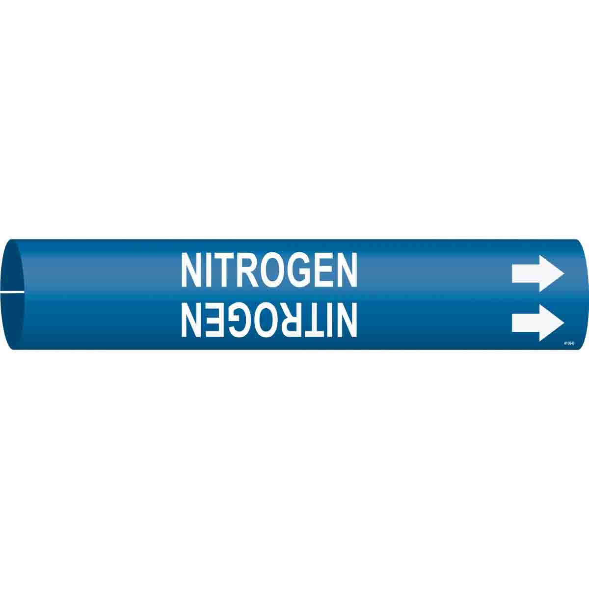 4100-D PIPEMARKER NITROGEN STYLE D BLUE/WHITE