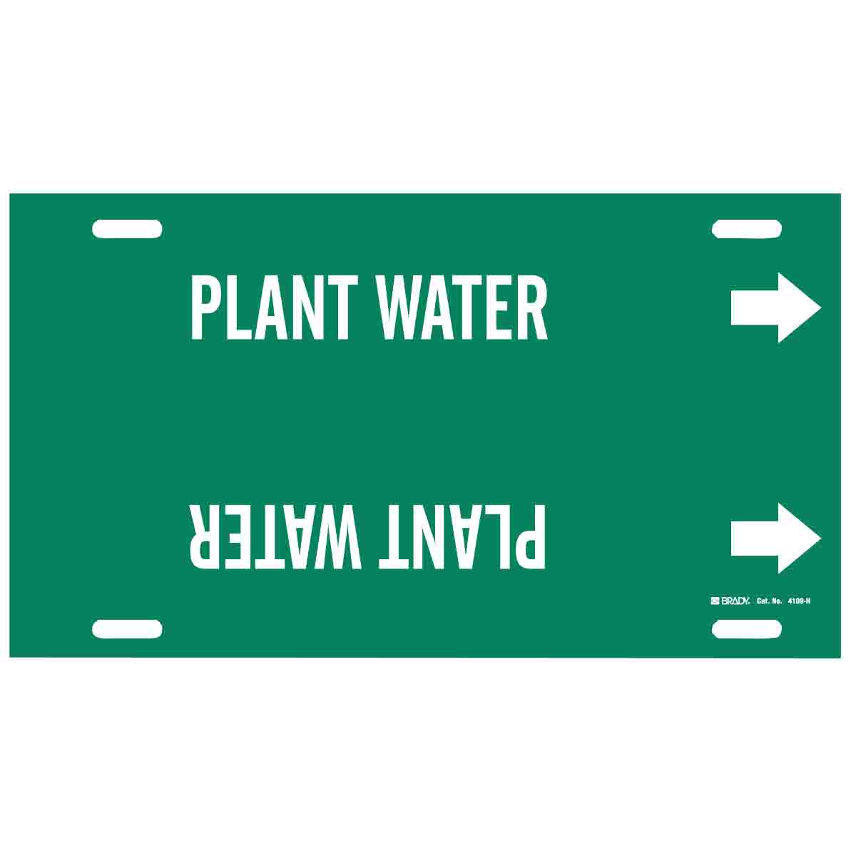 4109-H B915 STYLE H WHT/GRN PLANT WATER
