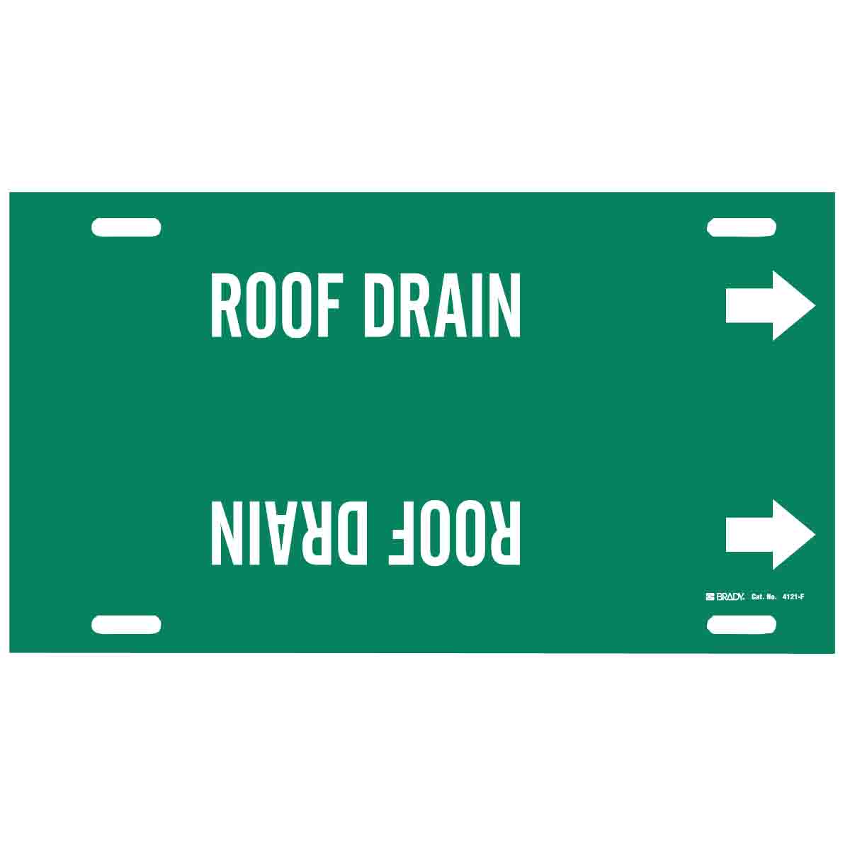 4121-F 4121-F ROOF DRAIN/GRN/STY F
